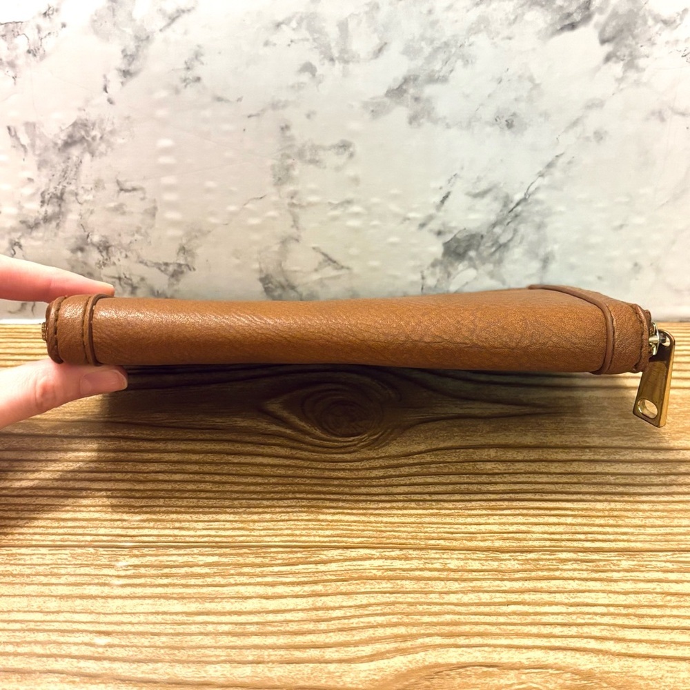 Christian Sirano Vegan Leather Brown Wallet - Picture 4 of 7